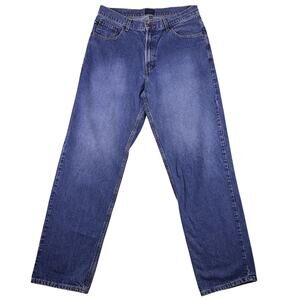 Vintage Tommy Hilfiger Jeans Men 34x34 Blue Denim Straight Leg Classic 2000s Y2k